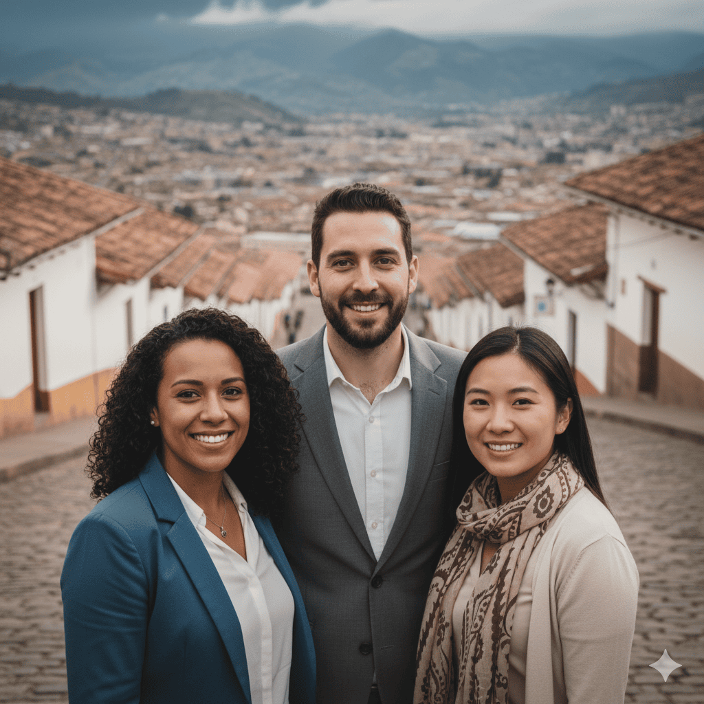 Photo of the Cuenca Visas team